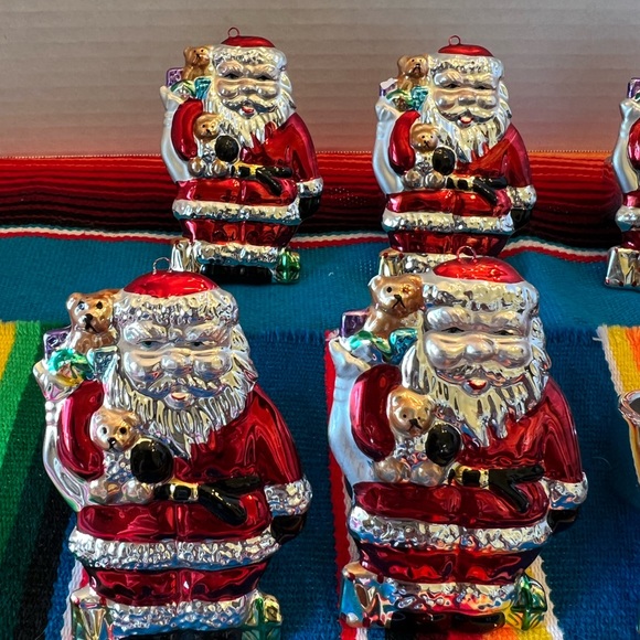 Christmas Santa Napkin Ring Holders Allure 1998 Set of 8 - Picture 10 of 12